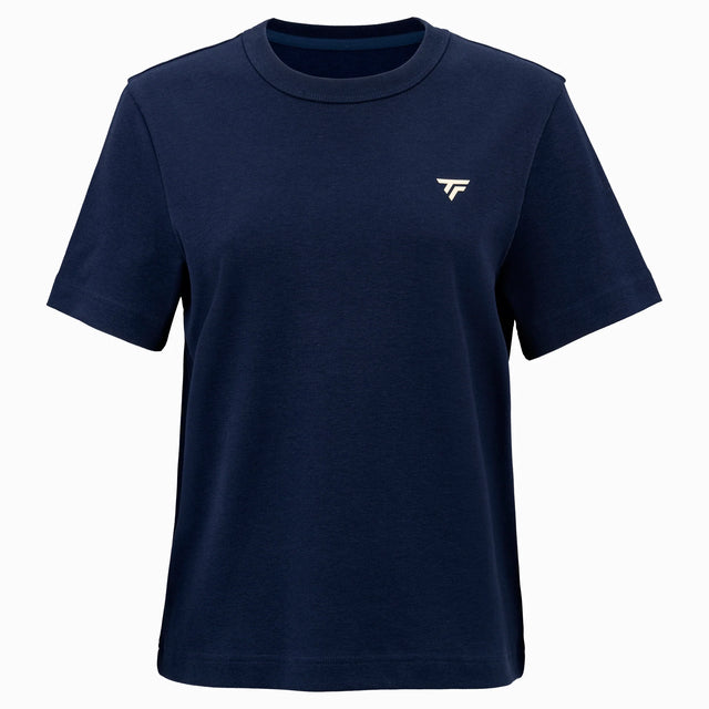 Koszulka tenisowa damska Tecnifibre Graphic Tee Marine 2026 granatowa