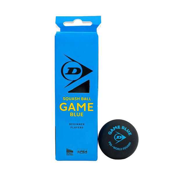 Piłki do squasha Dunlop Game Blue - niebieska 3szt.