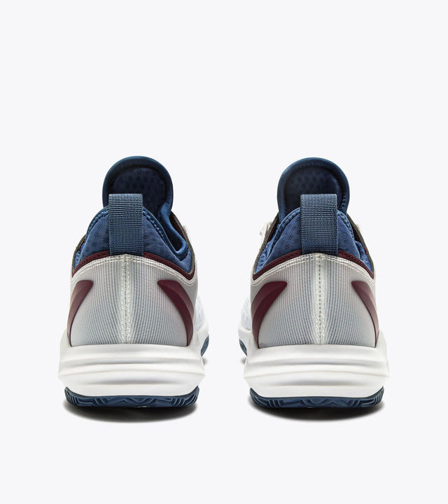 Buty tenisowe Diadora Speed Blushield Fly 4+ Clay biało/bordowo/niebieskie