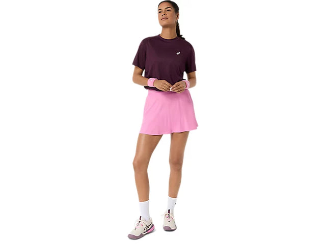 Koszulka tenisowa Asics Court SS Top damska bordowa