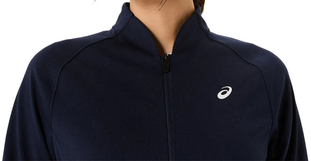 Asics Women's Court Warm-Up Jacket Navy Blue