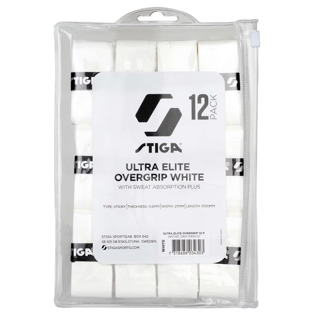 Owijki wierzchnie Stiga Ultra Elite 12P - białe