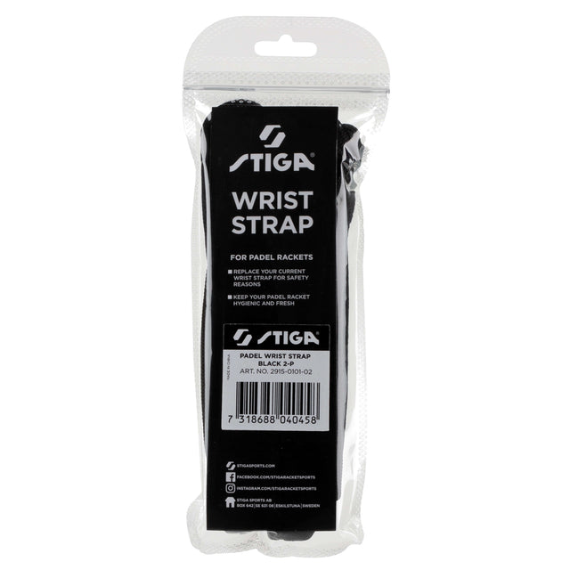 Pasek rakiety do padla Stiga Wrist Strap czarny x2