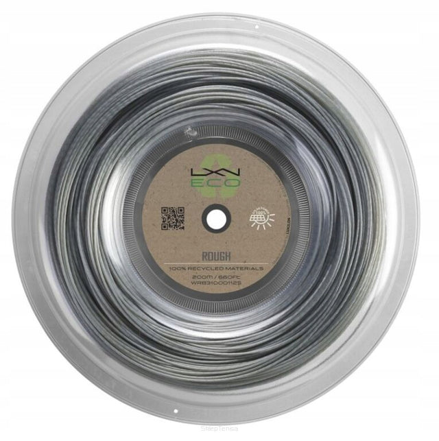 Naciąg tenisowy Luxilon Eco Rough 1.25 srebny cała szpula 200m