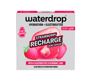 Elektrolity Waterdrop Microdrink o smaku Strawberry Recharge x12