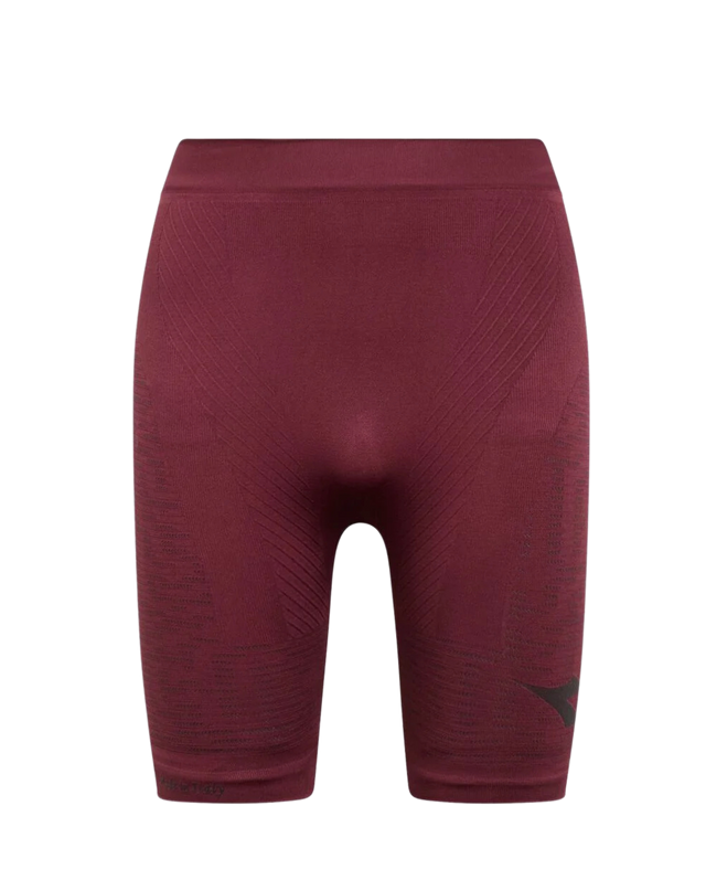 Spodenki kompresyjne Diadora Shorter Stratouno bordowe