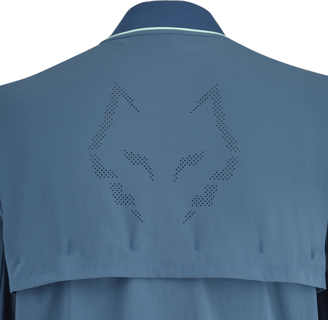 Bluza tenisowa Babolat Jacket J. Lebron niebieska