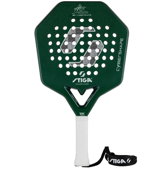 Rakieta do padla Stiga Cybershape 18K Hard Adam Axelsson Edition zielona