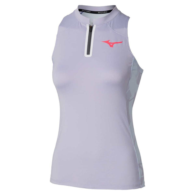 Top tenisowy Mizuno Daybreakers Printed Tank fioletowy