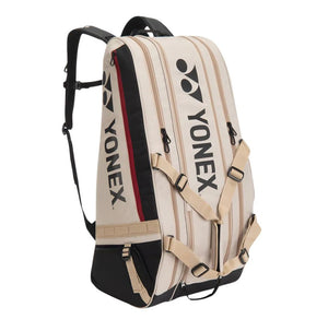 Torba tenisowa thermobag Yonex Gearlogic Racquet Bag 9 beżowa