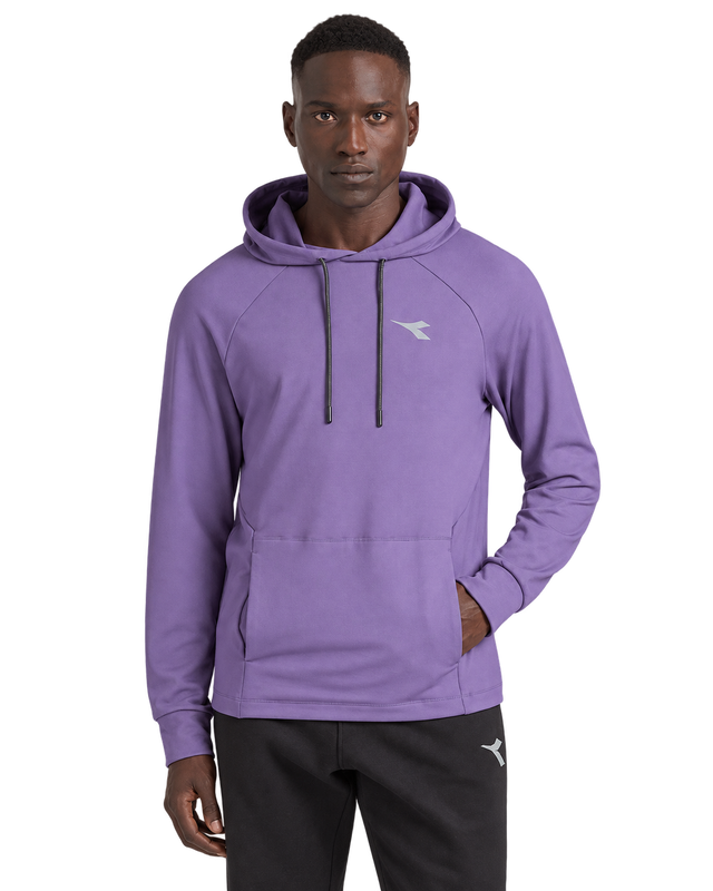 Bluza tenisowa Diadora Jersey Pullover Hoodie fioletowa