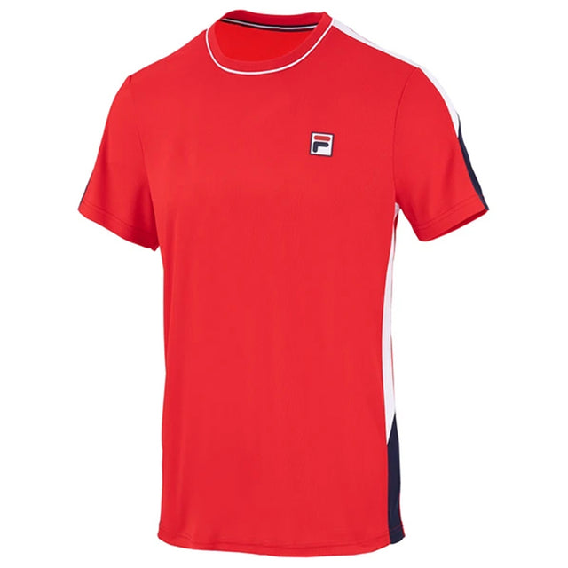 Fila Gabriel Red Tennis T-Shirt