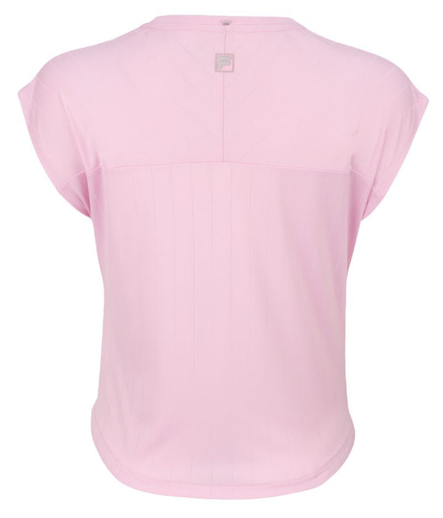 Koszulka tenisowa Fila T-Shirt Lum różowa