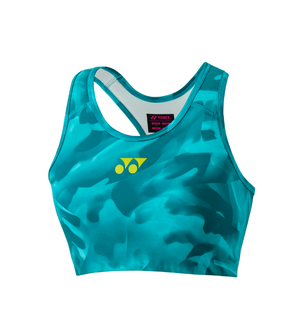 Stanik tenisowy Yonex Sports Bra Club Team niebiesko-zielony