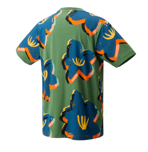 Yonex Nature Midnight Flowers Green Tennis T-Shirt