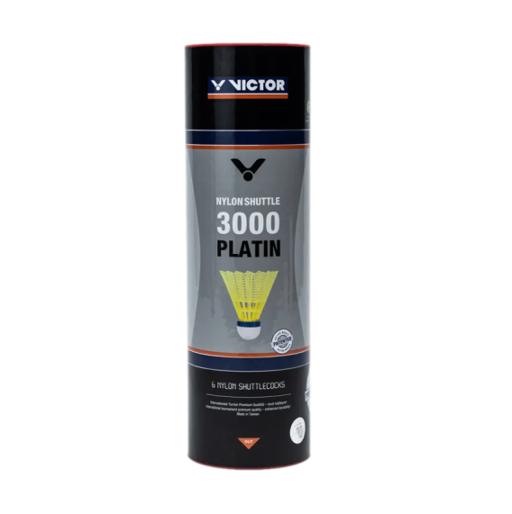 Lotki nylonowe Victor 3000 Platin szybkie żółte x6