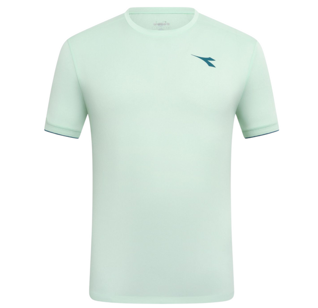 Koszulka tenisowa Diadora SS T-shirt Match Fibrazero zielona