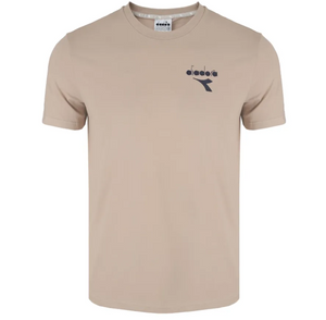 Koszulka tenisowa Diadora SS T-shirt SS ESS. Sport SL beżowa