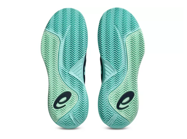 Buty tenisowe Asics Gel-Resolution X Clay granatowo-zielone