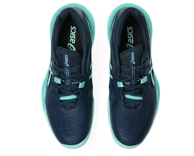 Buty tenisowe Asics Gel-Resolution X Clay granatowo-zielone