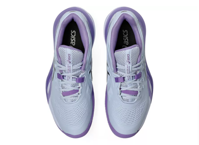 Buty tenisowe Asics Gel-Resolution X damskie Clay Night Energy błękitno-fioletowe