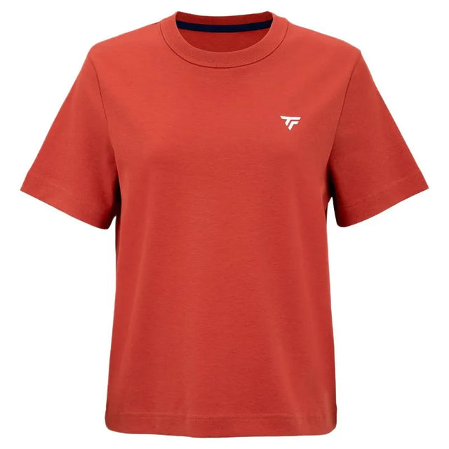 Koszulka tenisowa damska Tecnifibre Graphic Tee ceglana