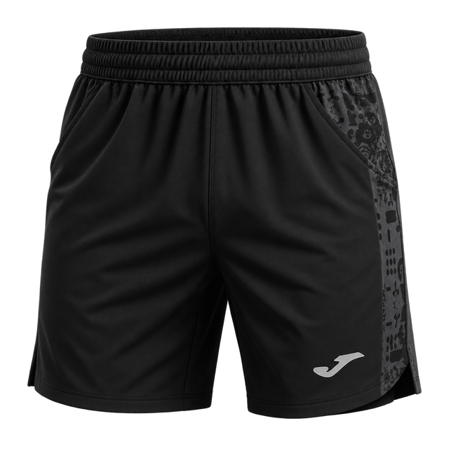 Spodenki tenisowe Joma Challenge Short black
