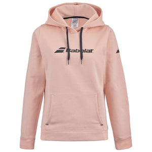Bluza tenisowa juniorska Babolat Exercise Hood Sweat brzoskwiniowa