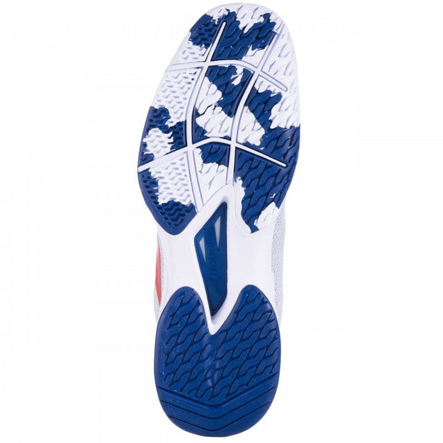 Buty tenisowe męskie Babolat Jet Tere AC white/estate blue