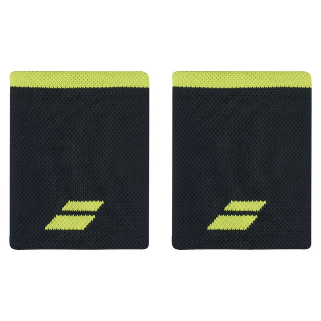Frotki tenisowe Babolat Logo Jumbo 10 cm czarno-żółte