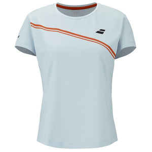 Koszulka tenisowa juniorska Babolat Play Cap Sleeve Top Girl szara