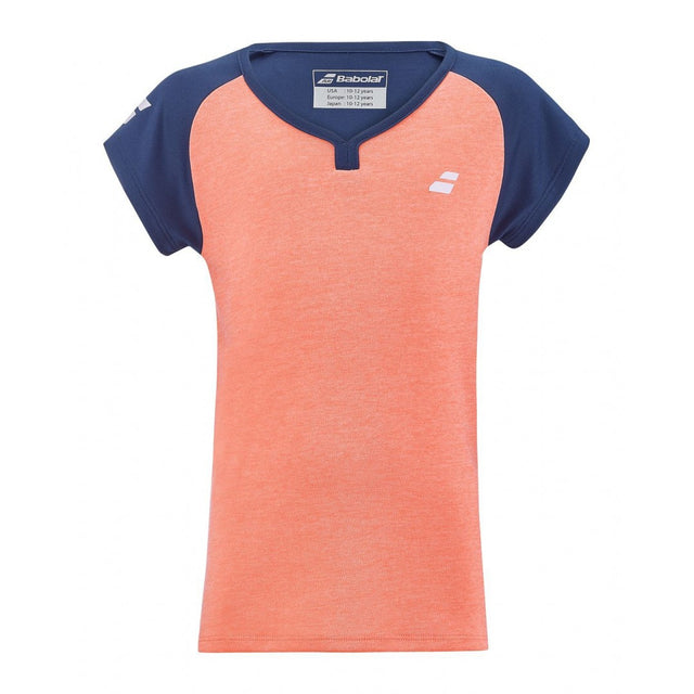 Babolat Play Girl Junior T-shirt orange-blue