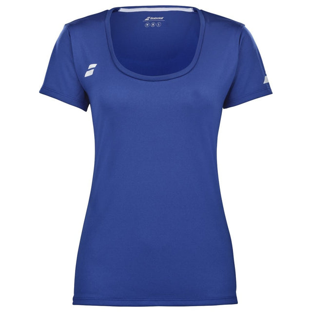 Babolat Play Cap Sleeve Top Girl Junior Tennis T-Shirt Navy