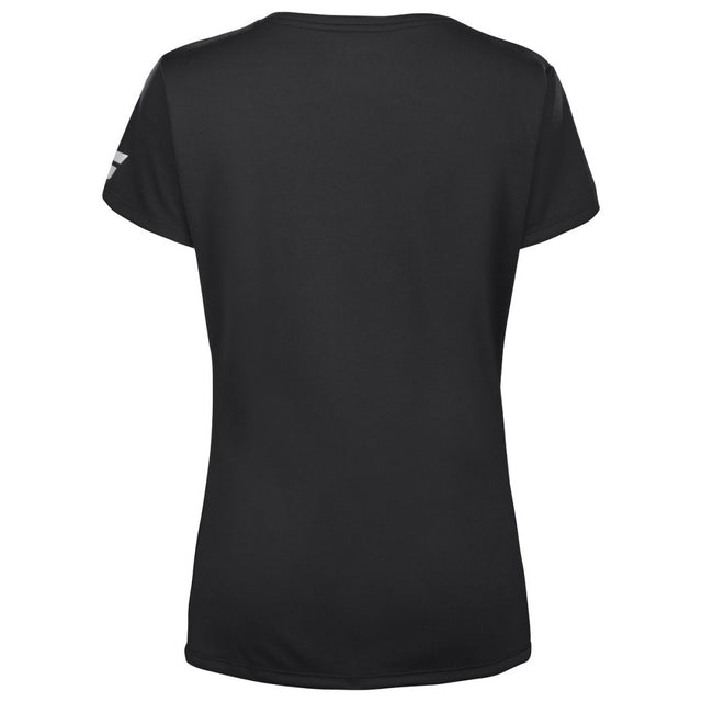 Koszulka tenisowa damska Babolat Play Cap Sleeve czarna