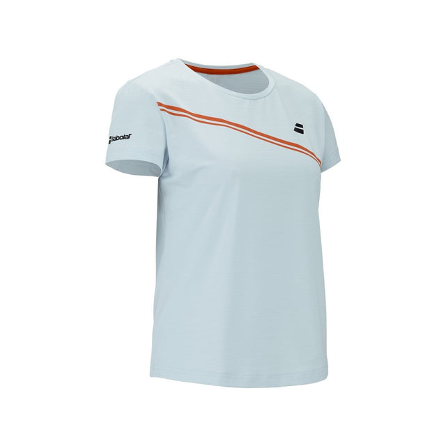 Koszulka tenisowa damska Babolat Play Cap Sleeve niebieska