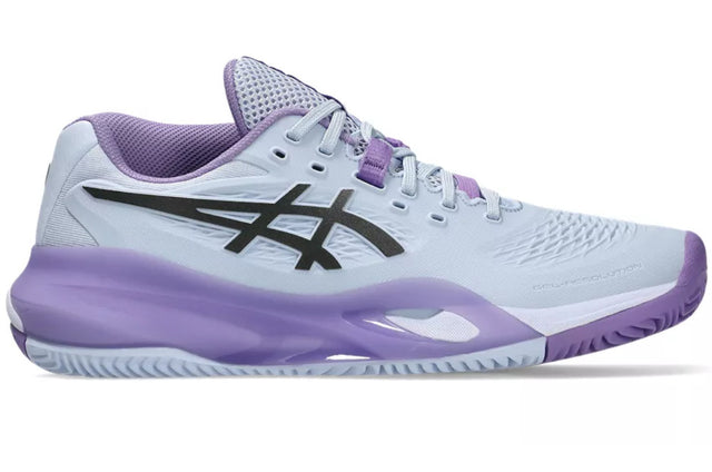 Buty tenisowe Asics Gel-Resolution X damskie Clay Night Energy błękitno-fioletowe
