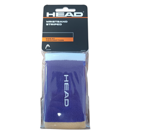 Frotki tenisowe Head Wristbands 5" fioletowo-żółta