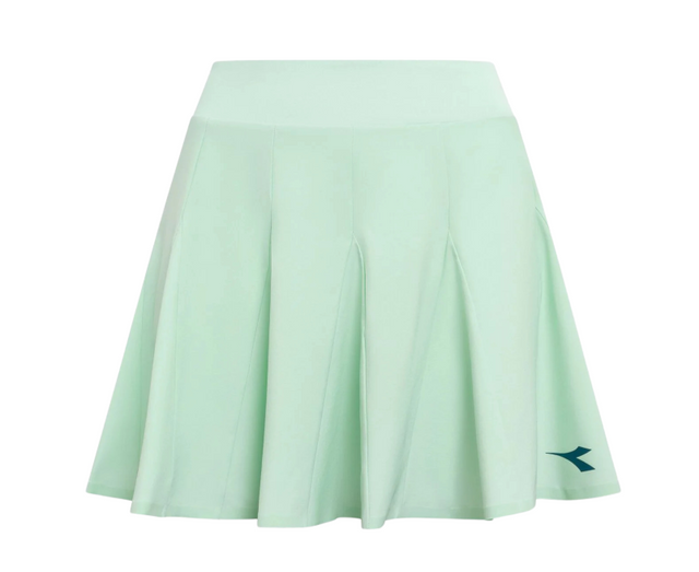 Diadora L. Skirt Match Fibrazero green tennis skirt