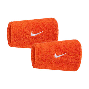 Frotki tenisowe Nike Swoosh Classic Wristbands pomarańczowe