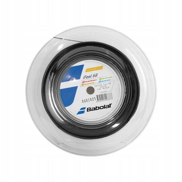 Naciąg badminton Babolat iFeel 68 czarny 10m ze szpuli