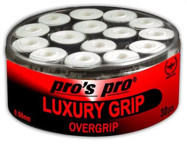 Owijki wierzchnie Pro's Pro Luxury Grip 30 sztuk białe