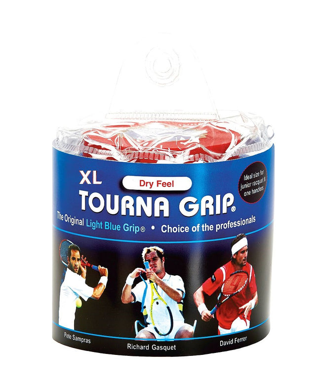 Tourna Grip Dry Feel XL Overgrips Blue x30