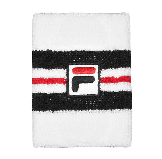 Fila Wristband Matthew white and navy tennis wristband