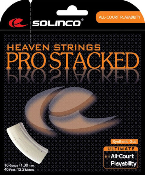 Naciąg tenisowy Solinco Pro Stacked 12.2m naturalny