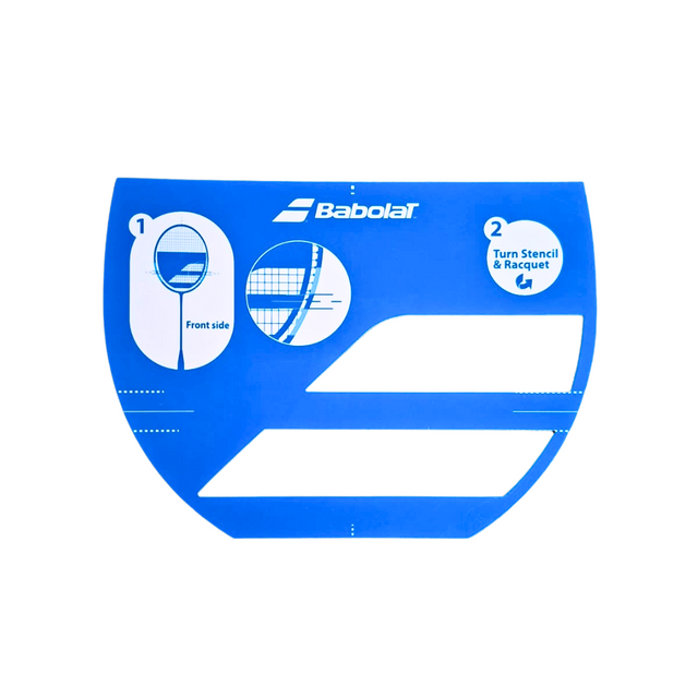 Szablon do malowania logo Babolat Badminton