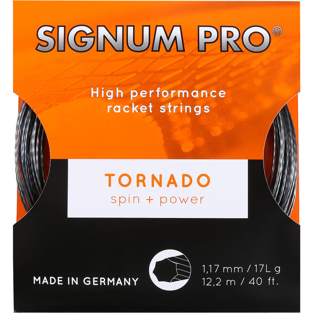 Naciąg tenisowy Signum Pro Tornado czarny