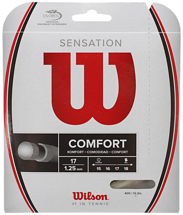 Naciąg tenisowy Wilson Sensation (12, 2 m) - naturalny