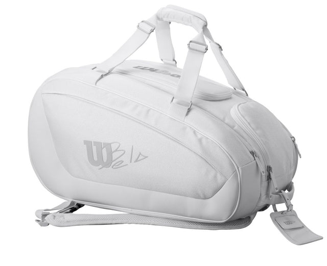Torba do padla Wilson Bela Super Tour Padel biała