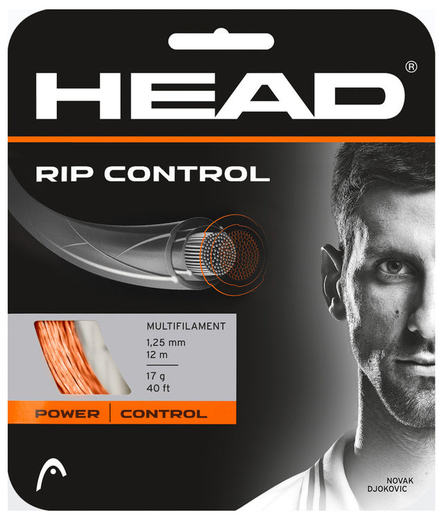 Naciąg tenisowy Head Rip Control 12m pomarańczowo-biały