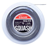 Naciąg do squasha Oliver Sq-X5 czarno-biały ze szpuli